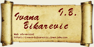 Ivana Bikarević vizit kartica